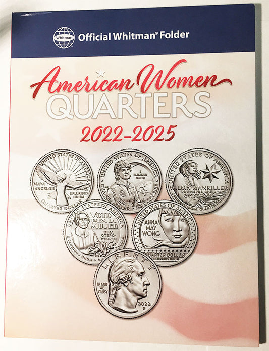 2022 - 25 Coin Folders and Albums with Quarters