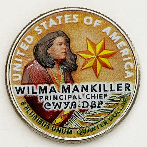 2022 Colorize, Gold Plated, Birth Year Sets, and Christmas Ornament American Women Quarter Wilma Mankiller