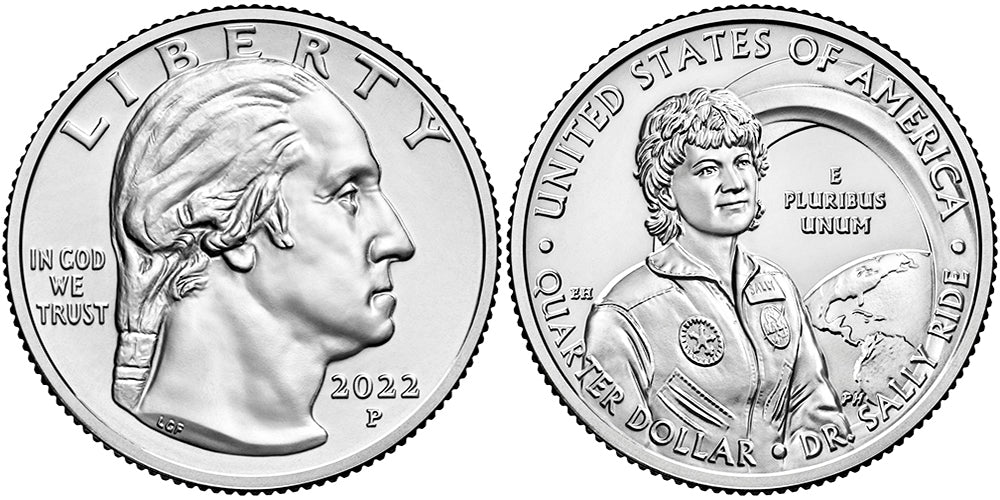 2022 BU & Proof American Women Quarters Dr. Sally Ride
