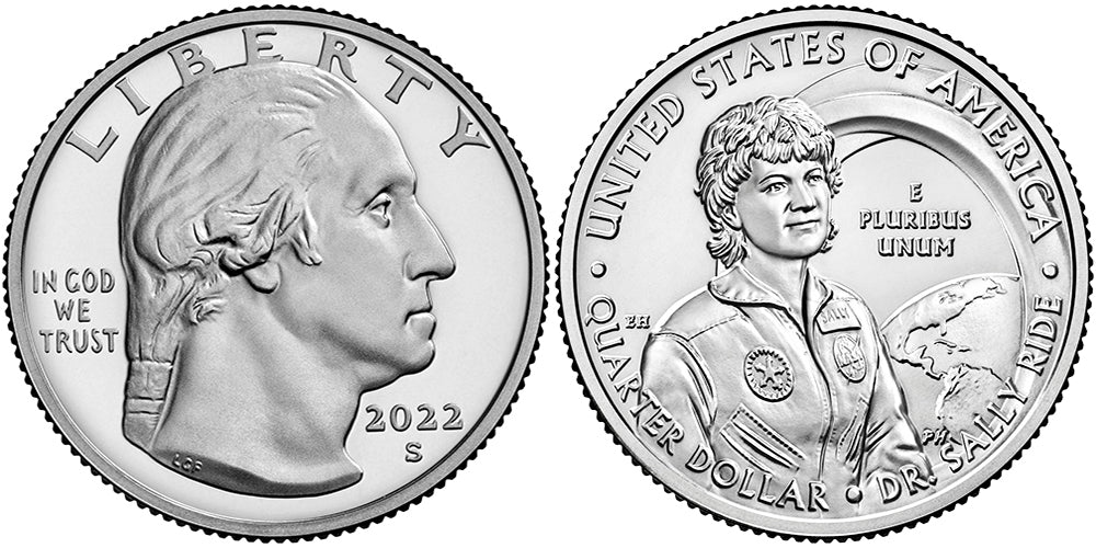 2022 BU & Proof American Women Quarters Dr. Sally Ride