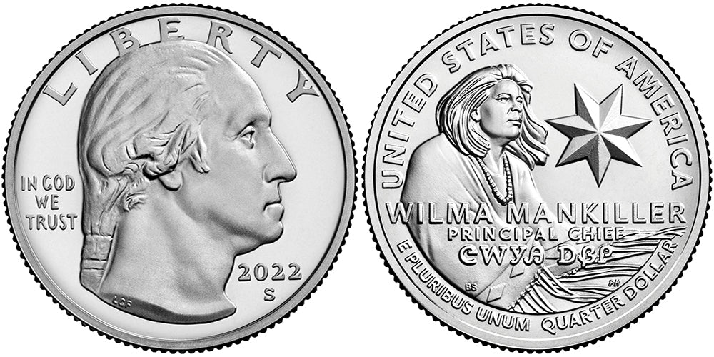 2022 BU & Proof American Women Quarters Wilma Mankiller
