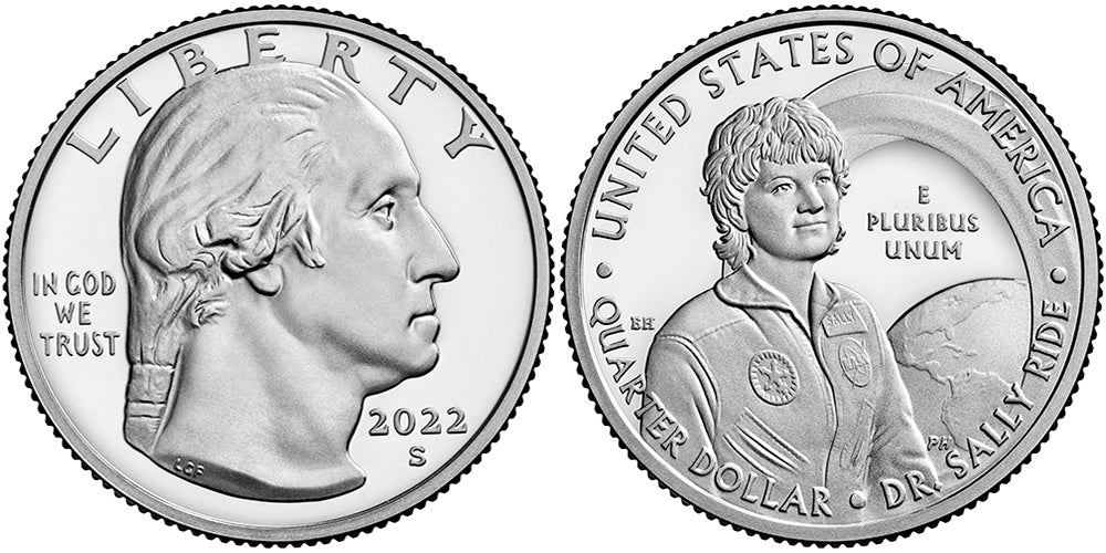 2022 BU & Proof American Women Quarters Dr. Sally Ride