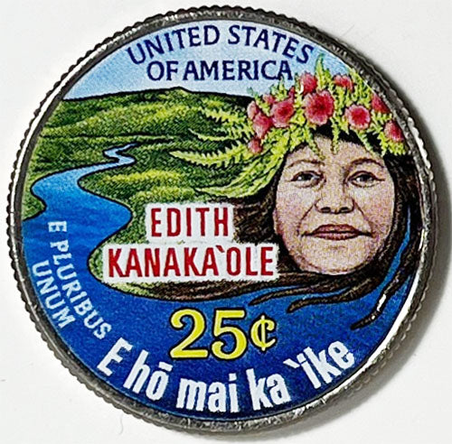 2023 Colorize, Gold Plated, Birth Year Sets, and Christmas Ornament American Women Quarter Edith Kanakaole