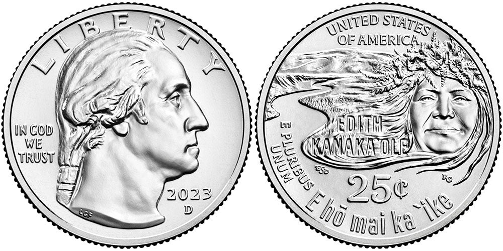 2023 BU & Proof American Women Quarter Edith Kanakaole