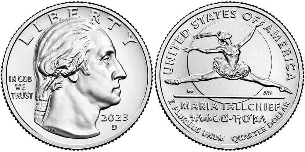 2023 BU & Proof American Women Quarter Maria Tallchief