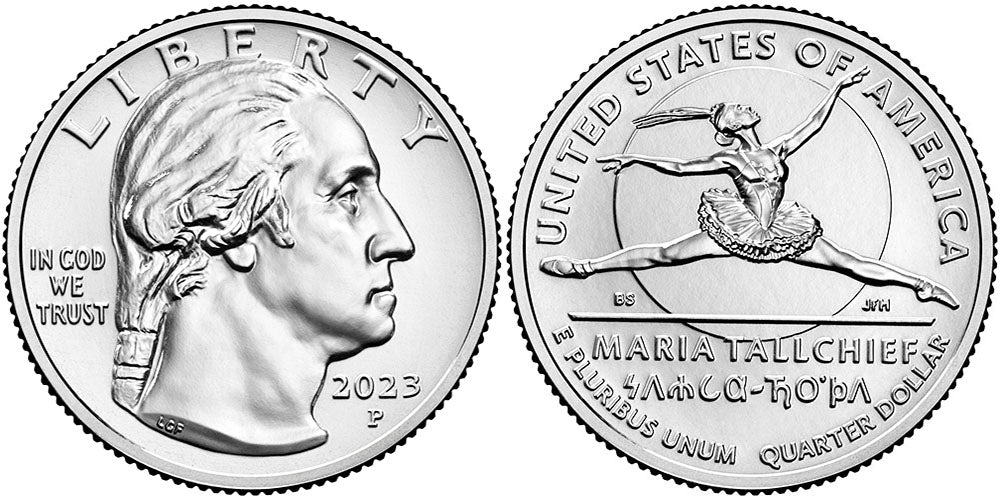 2023 BU & Proof American Women Quarter Maria Tallchief