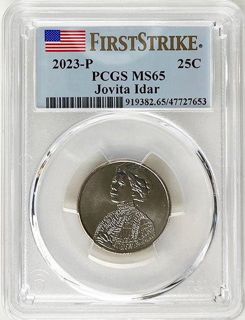 2023 PCGS Certified American Women Quarter Jovita Idar First Strike Label