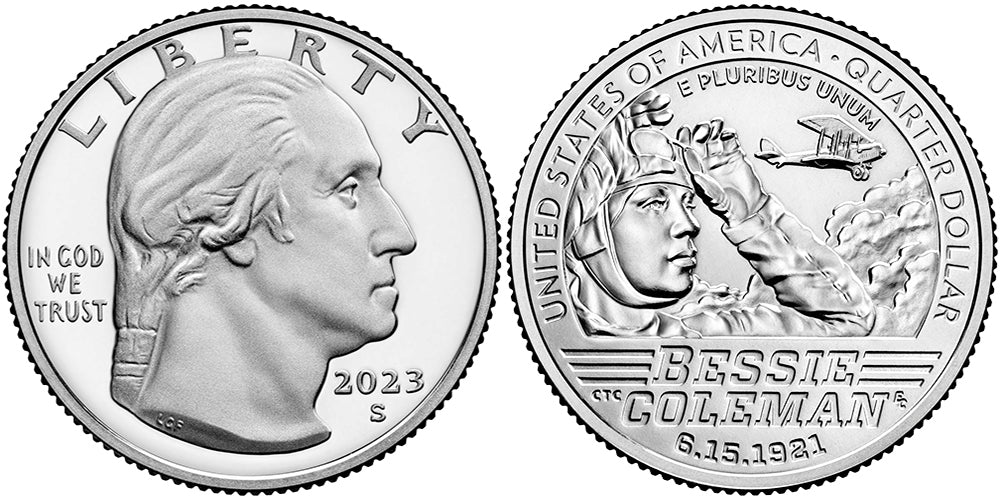 2023 BU & Proof American Women Quarter Bessie Coleman