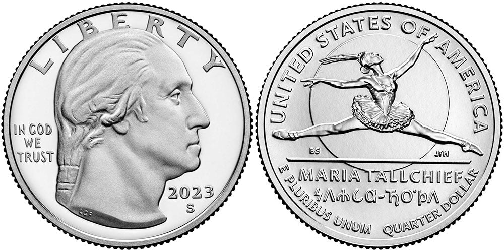 2023 BU & Proof American Women Quarter Maria Tallchief