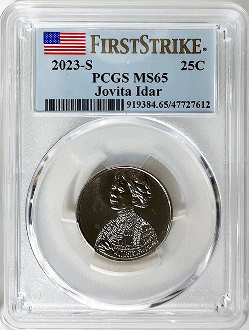 2023 PCGS Certified American Women Quarter Jovita Idar First Strike Label