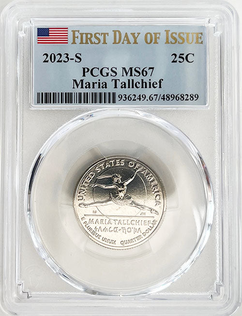 2023 PCGS Certified American Women Quarter Jovita Idar First Day of Issue Label