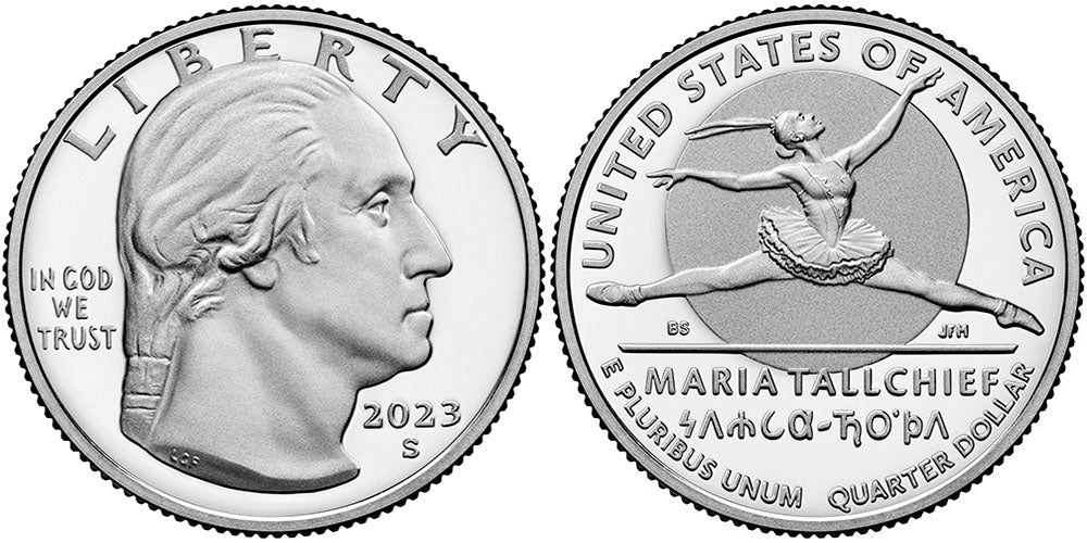 2023 BU & Proof American Women Quarter Maria Tallchief