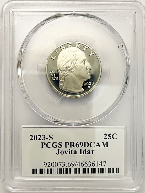 2023 PCGS Certified American Women Quarter Jovita Idar with Stephanie Sabin Label