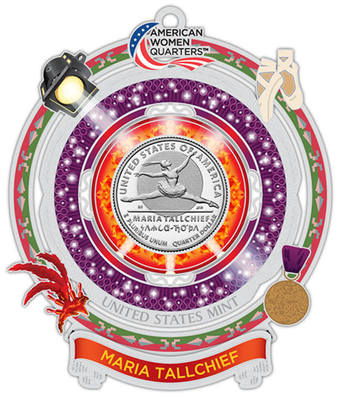 2023 Colorize, Gold Plated, Birth Year Sets, and Christmas Ornament American Women Quarter Maria Tallchief