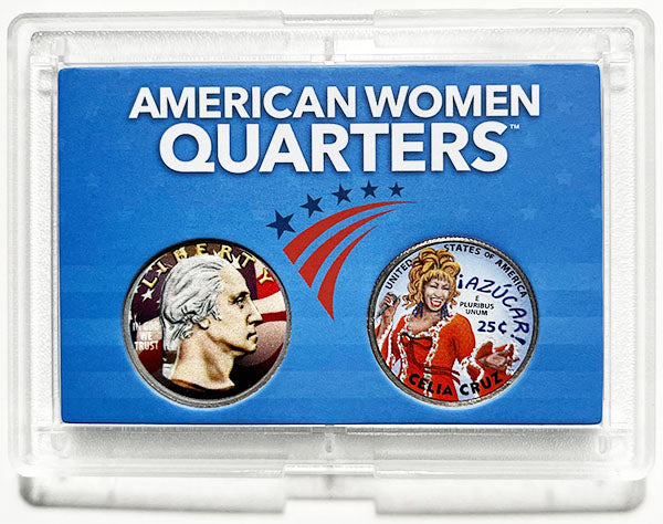 2024 Colorize, Gold Plated, Birth Year Sets, and Christmas Ornament American Women Quarter Celia Cruz