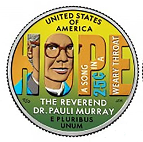 2024 Colorize, Gold Plated, Birth Year Sets, and Christmas Ornament American Women Quarter Rev. Dr. Pauli Murray