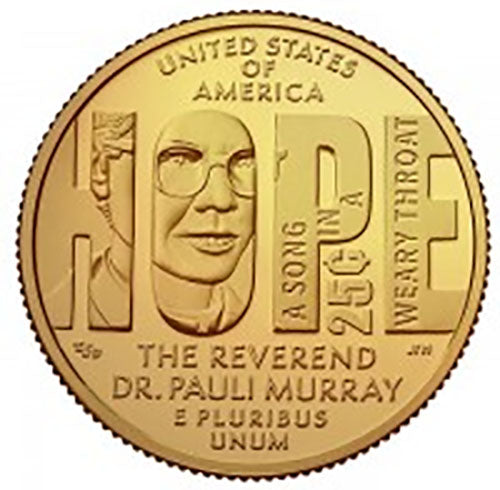 2024 Colorize, Gold Plated, Birth Year Sets, and Christmas Ornament American Women Quarter Rev. Dr. Pauli Murray