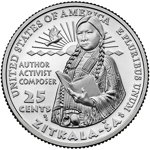 2024 BU & Proof American Women Quarter Zitkala-Sa