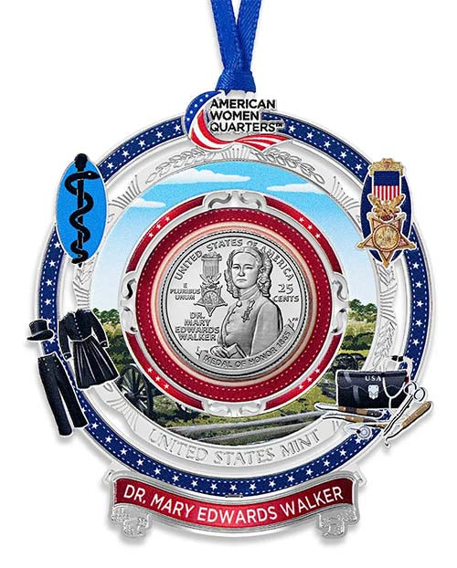 2024 Colorize, Gold Plated, Birth Year Sets, and Christmas Ornament American Women Quarter Dr. Mary Edwards Walker