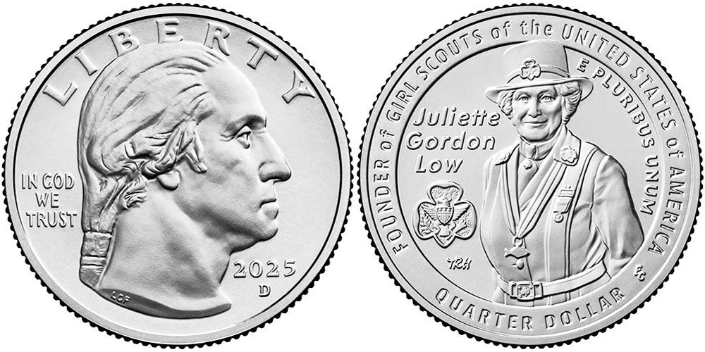 2025 BU & Proof American Women Quarter Juliette Gordon Low