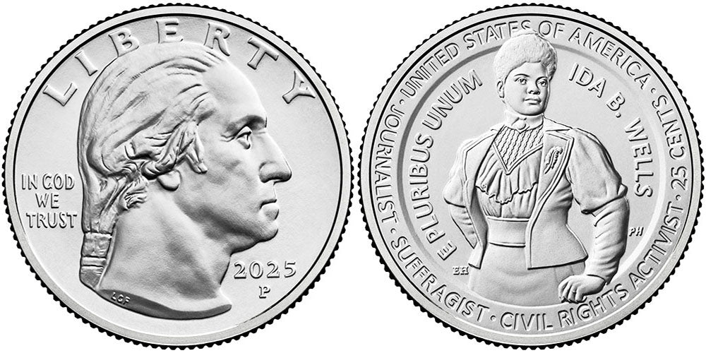 2025 BU & Proof American Women Quarter Ida B. Wells