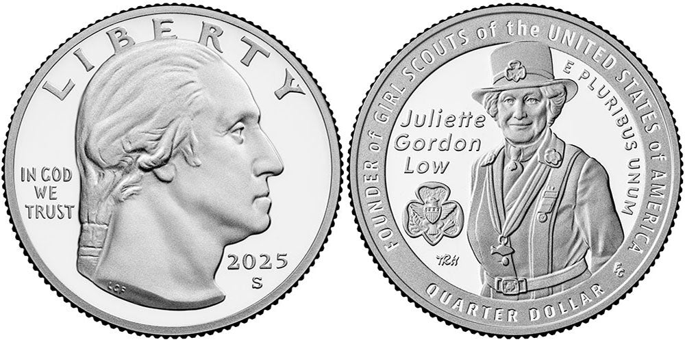 2025 BU & Proof American Women Quarter Juliette Gordon Low