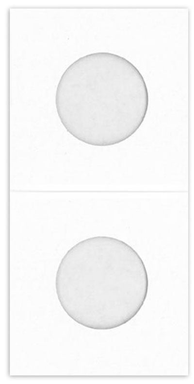 Quarter Size 2 by 2 Cardboard Foldovers for Coins