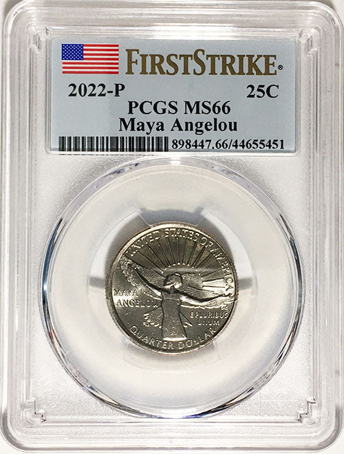 2022 PCGS Certified American Women Quarter Dr. Sally Ride First Strike Label