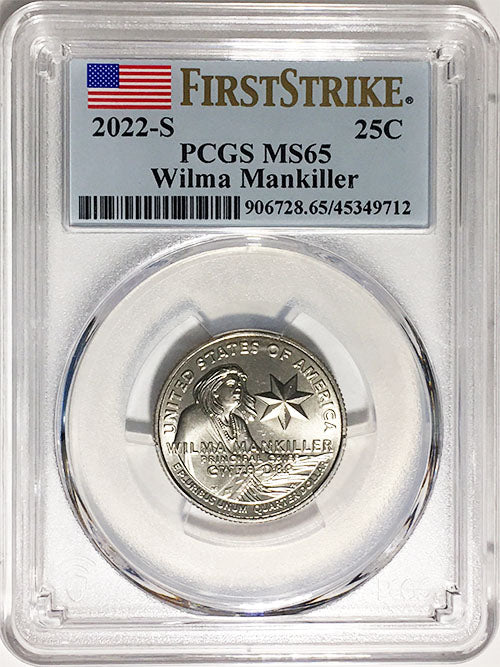 2022 PCGS Certified American Women Quarter Dr. Sally Ride First Strike Label