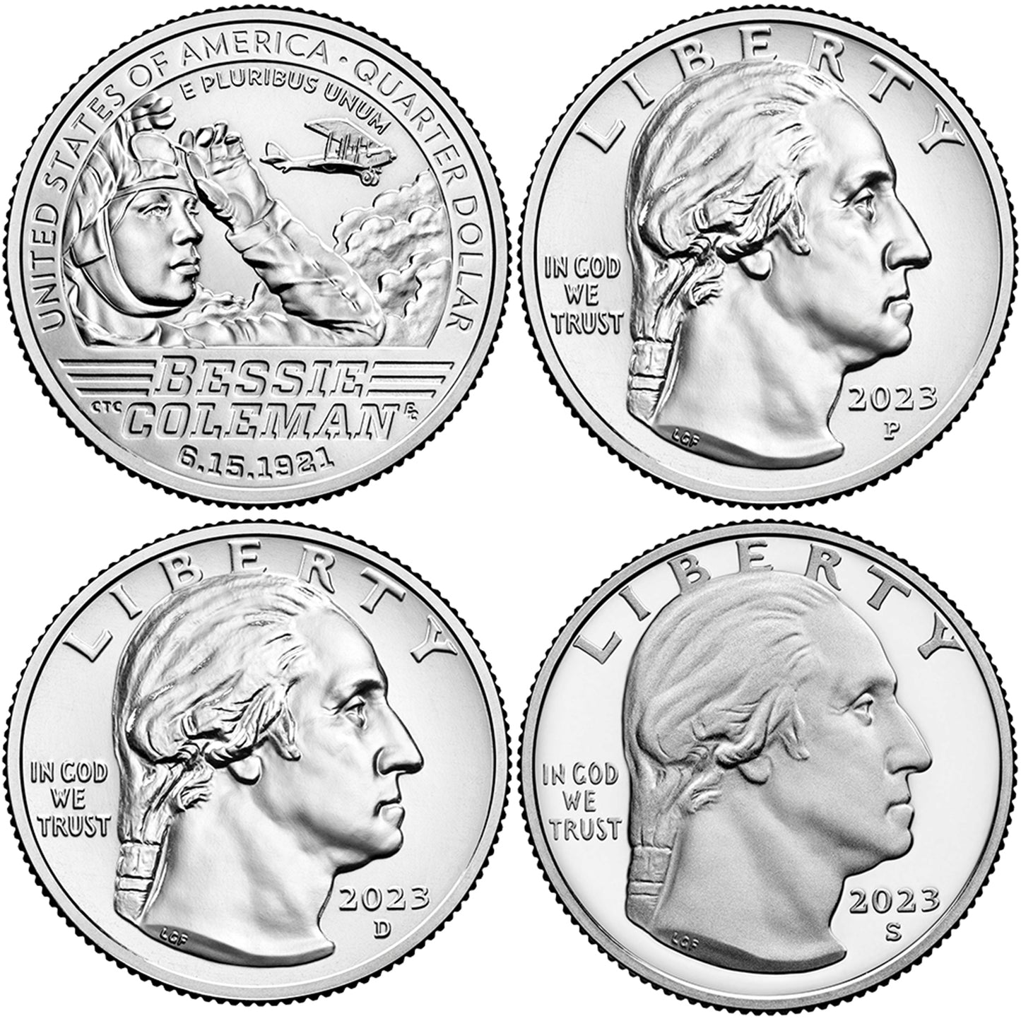 2023 BU & Proof American Women Quarter Bessie Coleman