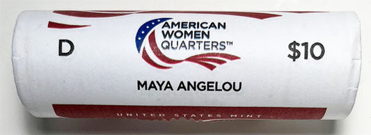 2022 - 25 American Women Quarter D Mint Wrapped Rolls