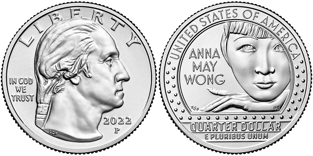 2022 BU & Proof American Women Quarters Anna May Wong
