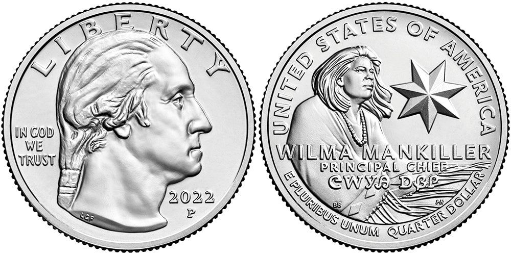 2022 BU & Proof American Women Quarters Wilma Mankiller