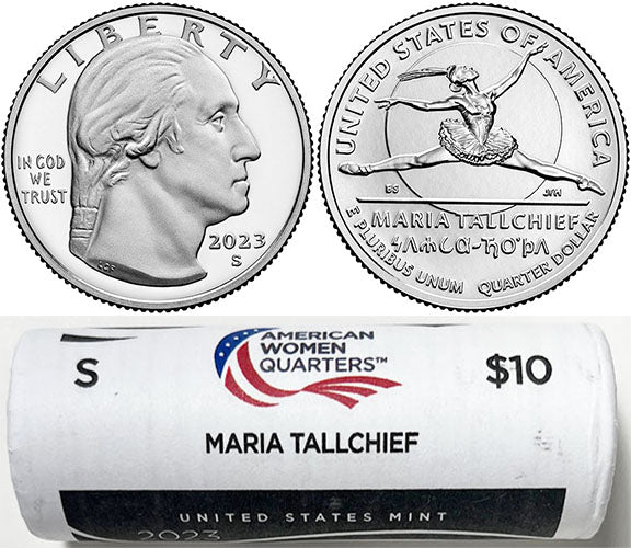 2022 - 25 S Mint American Women Quarter United States Mint Wrapped Rolls