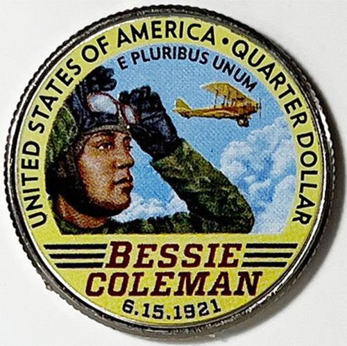 2023 Colorize, Gold Plated, Birth Year Sets, and Christmas Ornament American Women Quarter Bessie Coleman