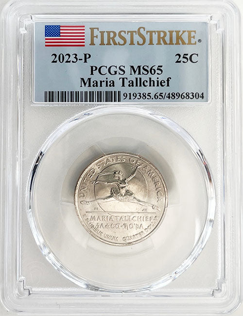 2023 PCGS Certified American Women Quarter Maria Tallchief First