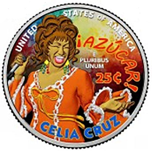 2024 Colorize, Gold Plated, Birth Year Sets, and Christmas Ornament American Women Quarter Celia Cruz