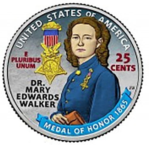 2024 Colorize, Gold Plated, Birth Year Sets, and Christmas Ornament American Women Quarter Dr. Mary Edwards Walker