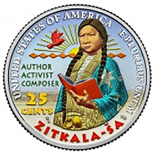 2024 Colorize, Gold Plated, Birth Year Sets, and Christmas Ornament American Women Quarter Zitkala-Sa