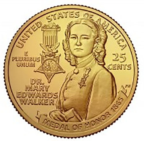 2024 Colorize, Gold Plated, Birth Year Sets, and Christmas Ornament American Women Quarter Dr. Mary Edwards Walker