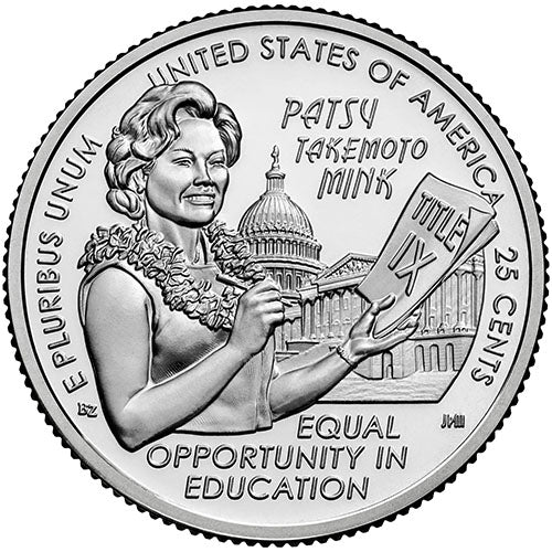 2024 BU & Proof American Women Quarter Hon. Patsy Takemoto Mink