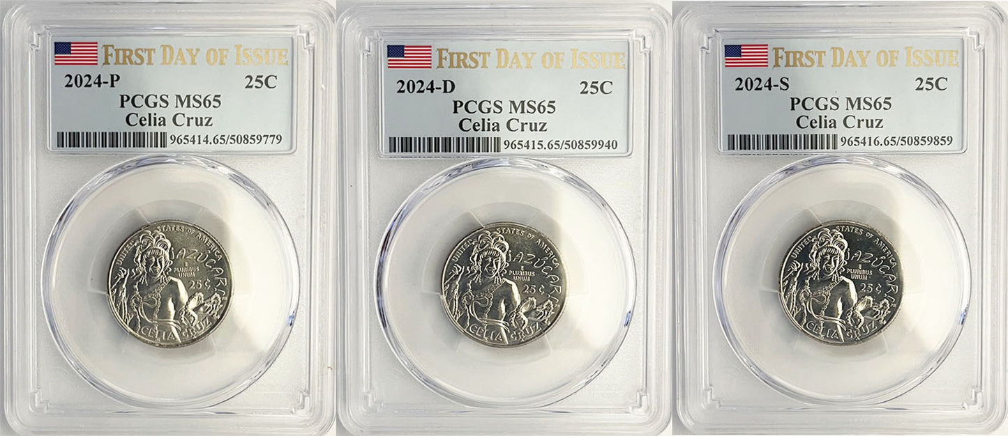 2024 PCGS BU Certified American Women Quarter Sets First Day of Issue Label