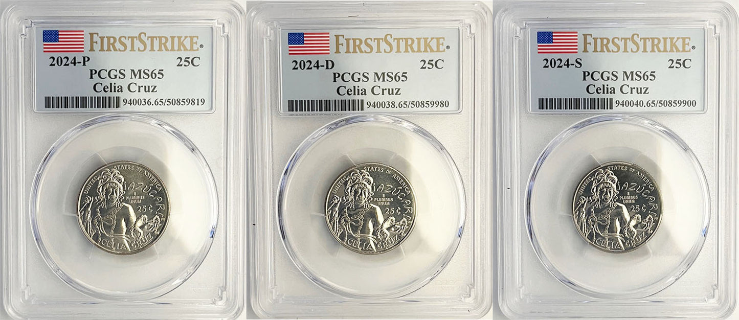 2024 PCGS BU Certified American Women Quarter Sets First Strike Label