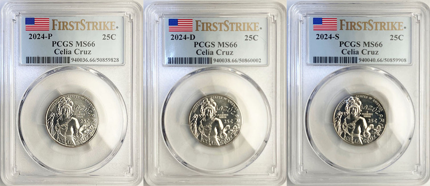 2024 PCGS BU Certified American Women Quarter Sets First Strike Label