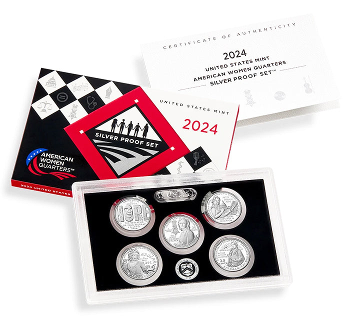 2022 - 25 American Women Quarter Mint Sets and Proof Sets from U.S. Mint