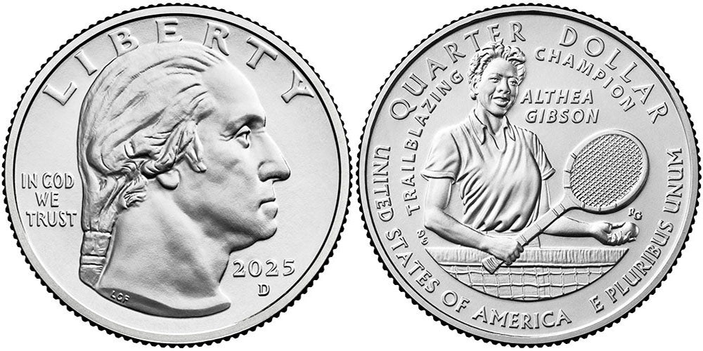 2025 BU & Proof American Women Quarter Althea Gibson