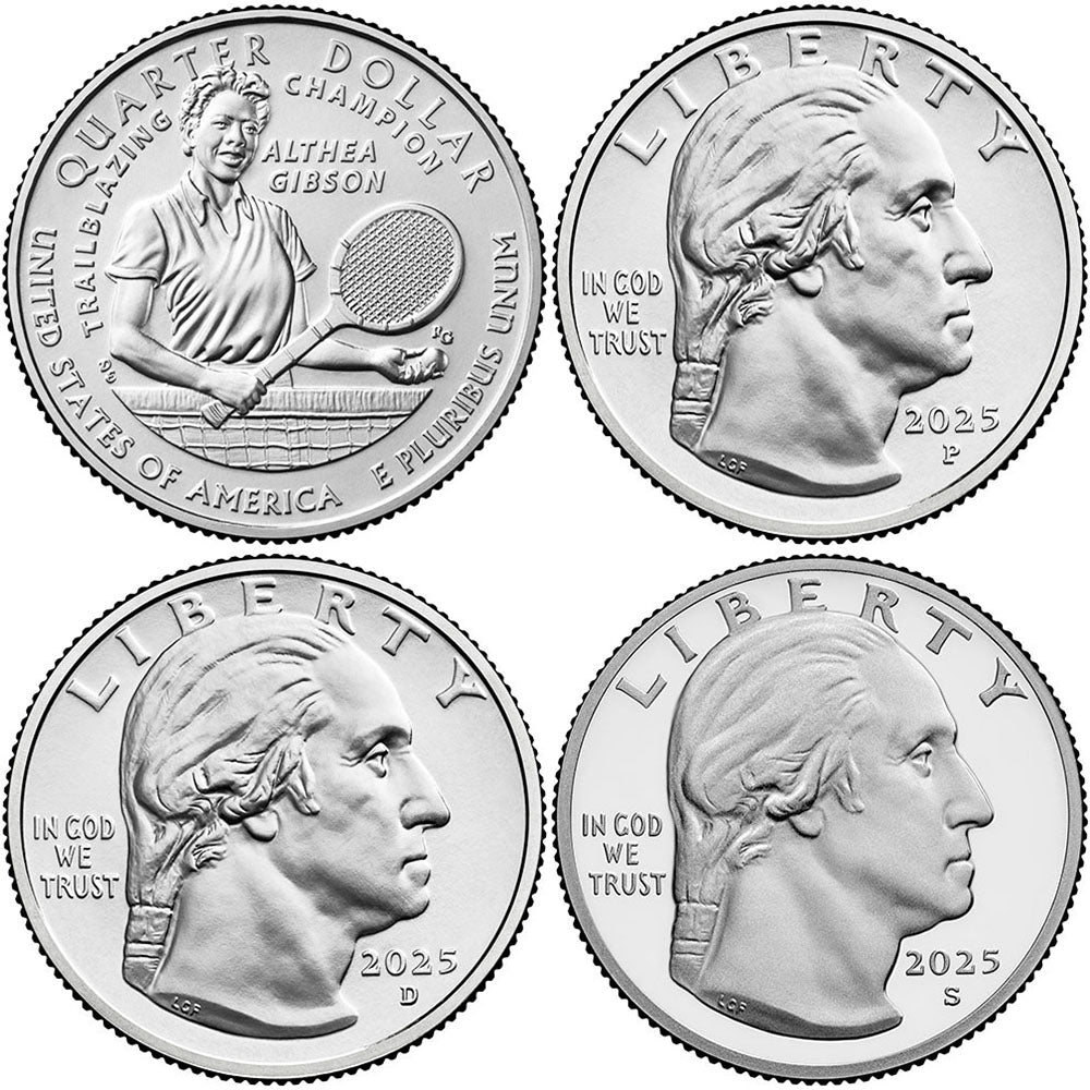 2025 BU & Proof American Women Quarter Althea Gibson