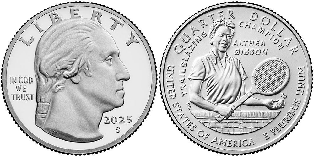 2025 BU & Proof American Women Quarter Althea Gibson