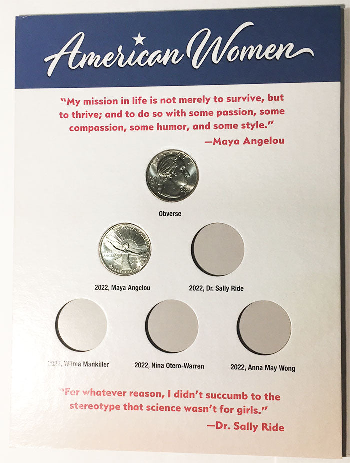 American Women Quarters Whitman Date Set Coin Folder