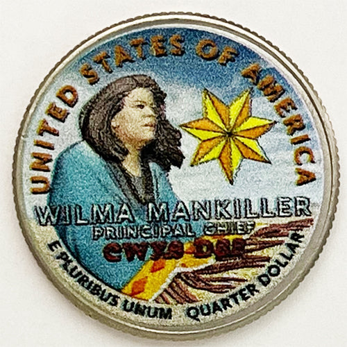 2022 Colorize, Gold Plated, Birth Year Sets, and Christmas Ornament American Women Quarter Wilma Mankiller
